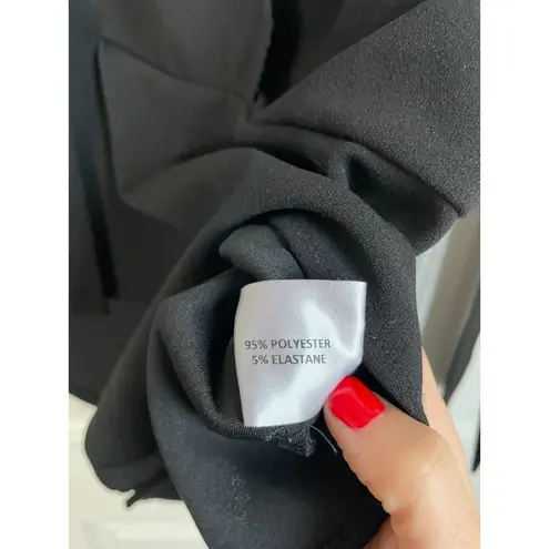 Oh My Love London Womens bow v neck black Bodysuit Medium