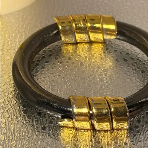 Loewe Black and Gold Bracelet