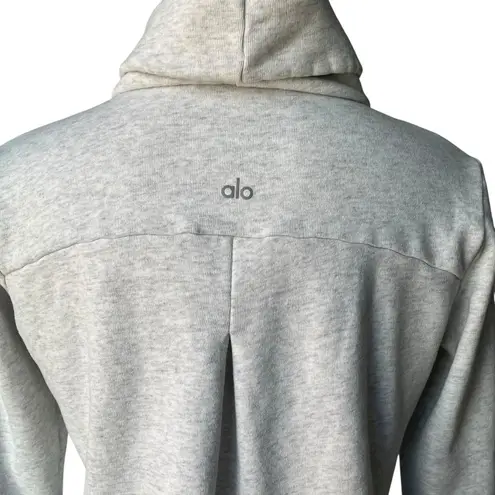 Alo Yoga  Haze Turtleneck Sweatshirt, Dove Gray