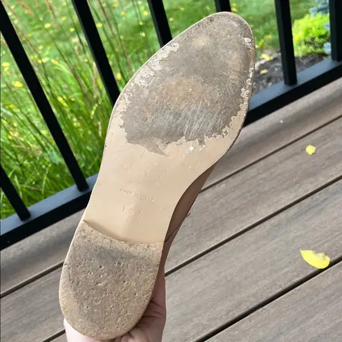 Evereve Everlane The Modern Oxford Blush Creme Leather Derby Shoes - Size 10.5