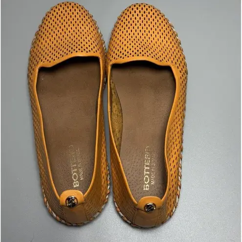 Bottero Alora Women’s Comfortable Yellow Leather Casual Shoe Flat Size 8 US