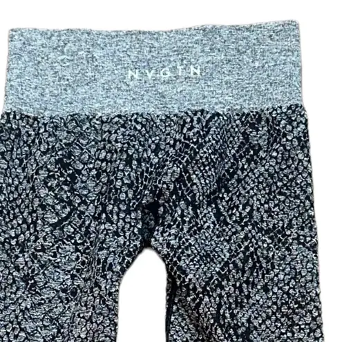 NVGTN Women's‎  Black/Grey Workout Yoga Seamless Leggings Size Small