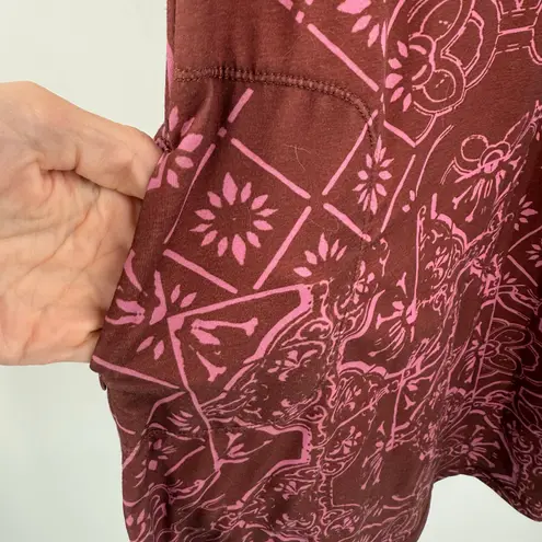 prAna Opal Dress SZ Large Vino Tile Athletic Gorp Granola Hiking Outdoor Stretch