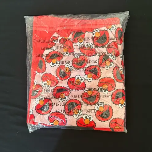 Sesame Street Elmo Pajama Shorts Set Red Size M