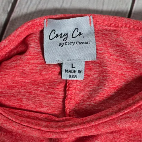 Cozy Casual Cozy Co by Tank Maxi Dress Heathered Red L