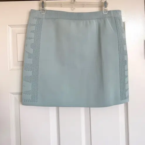 Ivy Park X Adidas Beyonce Knit Skirt Mint Green Blue Tint L Tennis Athletic