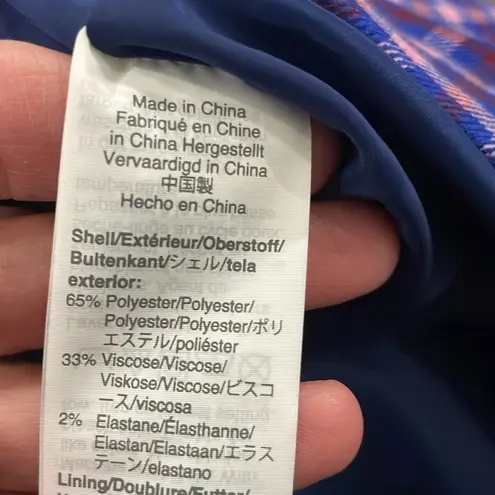 J.Crew  Mott Plaid Petunia Check Pencil Skirt 10P - Image 7