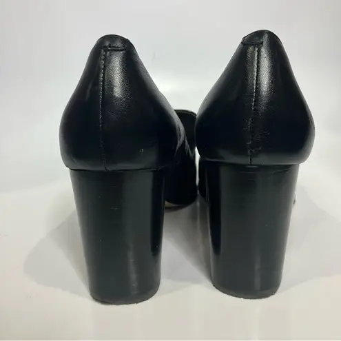 Enzo Angiolini Black leather Maxie loafer pumps women’s size 7 professional