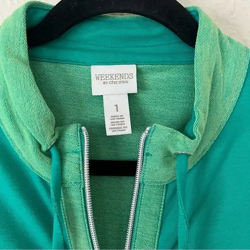 Chico's  Weekends Color Twist Zip-Front Jacket - Image 3