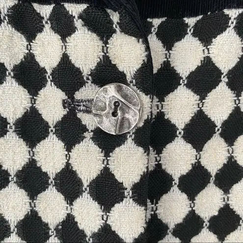 Vintage Canvasback Lytton Horsfield 80’s Check Retro Jacket Blazer XS Black