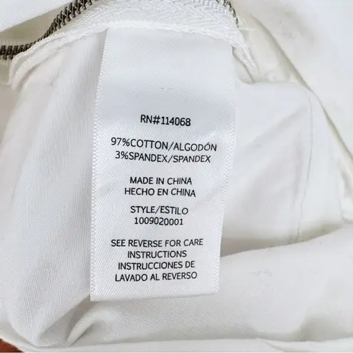 Ashley Park X RTR White One Shoulder Tie Bow Top Sz XL