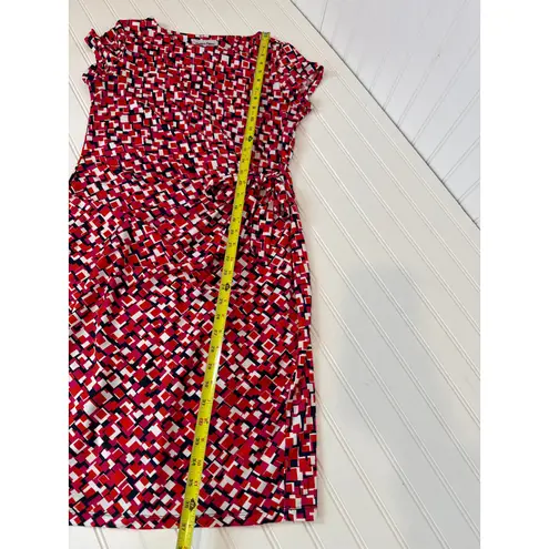 Shelby & Palmer Lily Ruffled Midi Dress & Red Ruched Mini Sheath Dress BUNDLE M