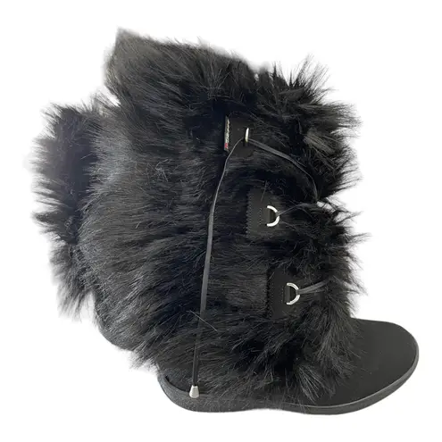 Oscar Sport Faux Fur Boots Julia Apres Ski 37 Black Size 6