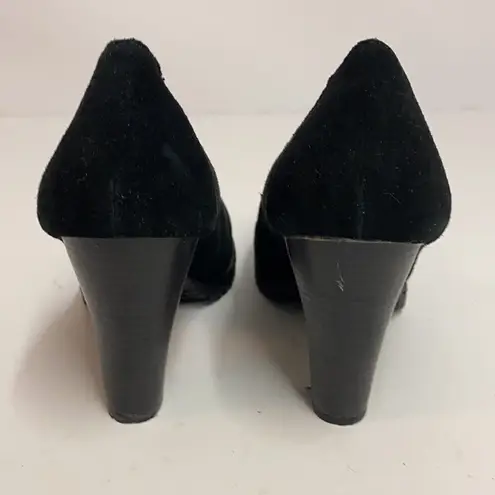 I ❤️ Comfort Serengeti Black suede heels Size 9 1/2 M A8 Black