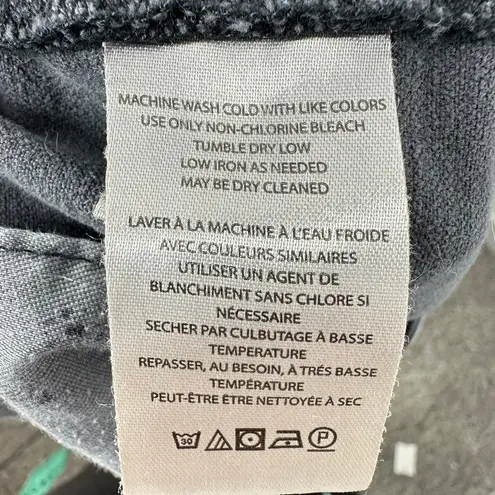 Pilcro Women's Gray Canvas Utility Pants Size 29 Cropped Wide Leg Casual