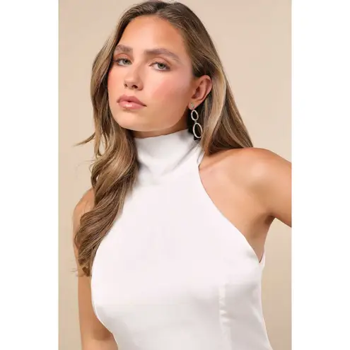 Lulus NWT Infinite Admiration White Crinkle