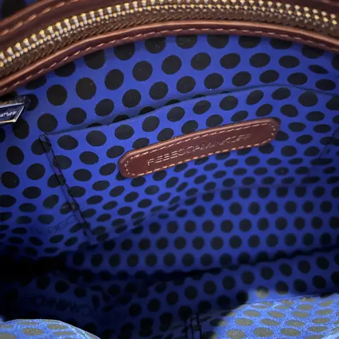 Rebecca Minkoff  Woven Pink and Brown Shoulder Bag