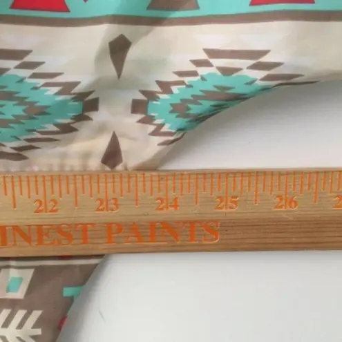 Mauve Cardigan Aztec Lace Top Classic Short Sleeve Cotton Multicolor Small S