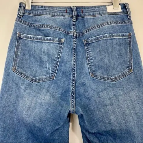 Dear John Women’s High Rise Skinny Raw Hem Denim Jean Medium Wash Size 27 EUC