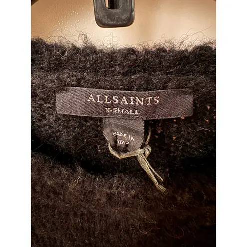 AllSaints Luv Heart Intarsia Crewneck Sweater