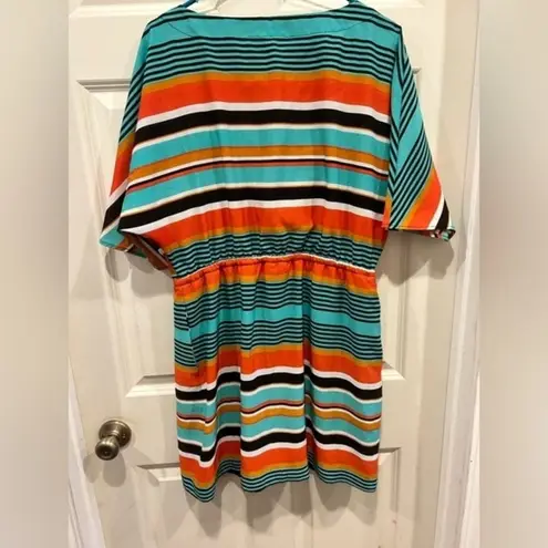 Emma & Michelle  Multicolored Striped Striped Dress size 12