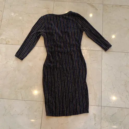 Olive Tree NWOT Metallic Midi Dress Sz Small