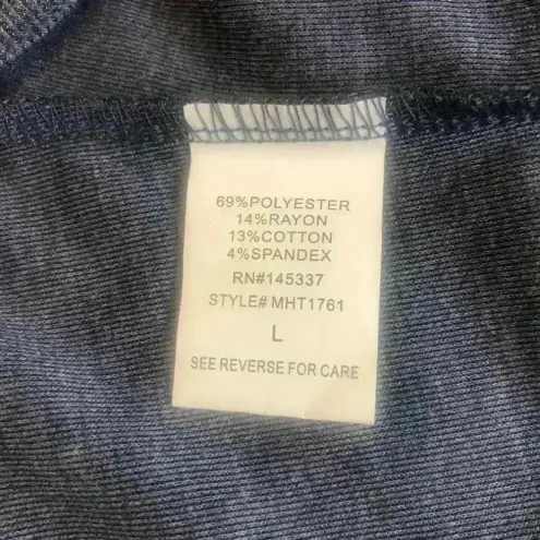 Hesperus  blue cropped corset look tank sz L NWOT