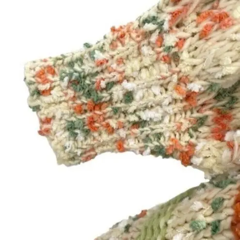 &merci &Merci Confetti Cream Chunky Oversized Chenille Knit Cardigan Sweater