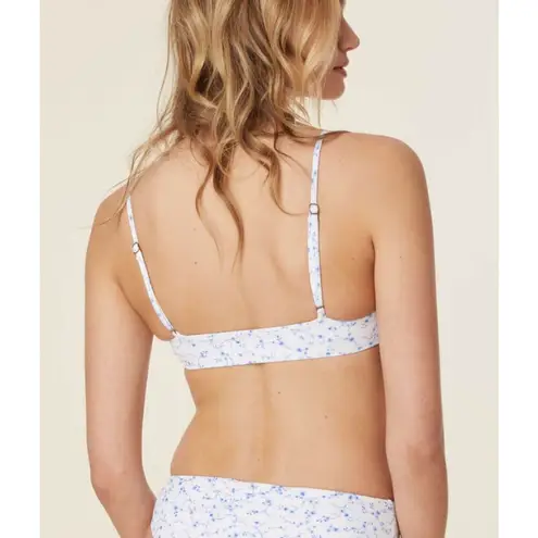 ANDIE Swim The Symi Bikini Top Blue Ditsy Bloom Size XXXL, NEW WITH TAG