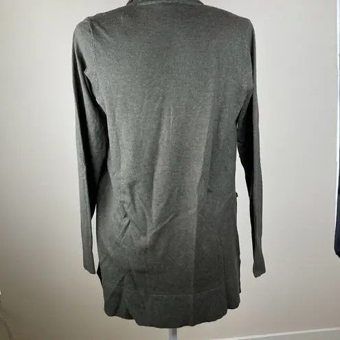 Pink Clover Penton Two Pocket Olive Green Cardigan Size Small (Q1)