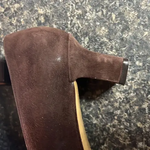 Salvatore Ferragamo Suede Block Heels