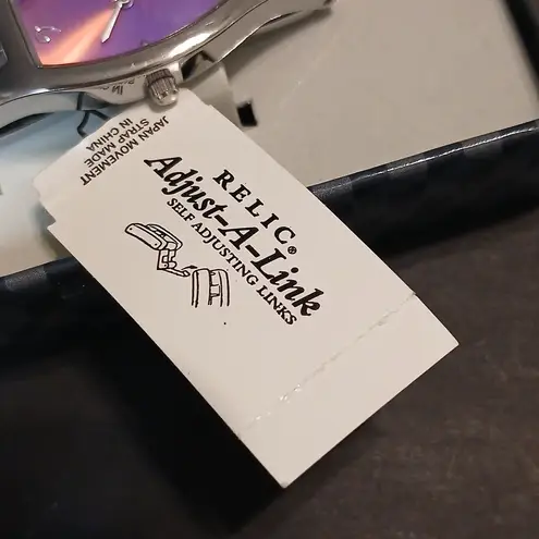 Relic NWT womens adjustable link wrist watch