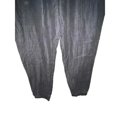 Falls Creek NWT Gray Lyocell Cotton Jogger Pants Elastic Waist Pockets Women’s S