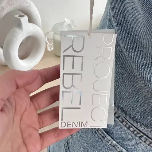 Denim Strapless Tube Top Womens Large Bustier Corset Belted Zip Blue