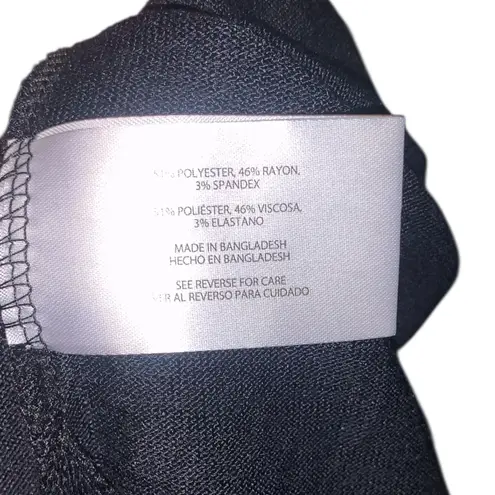 Orvis Black V-neck Short Sleeve Shirt Comfy Casual