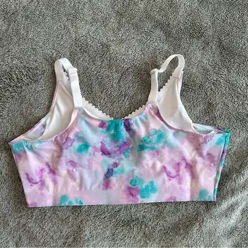 Ruby Ribbon Heritage Pastel Tie Dye Demiette Bra Size 34 Style 1799 Purple - Image 4