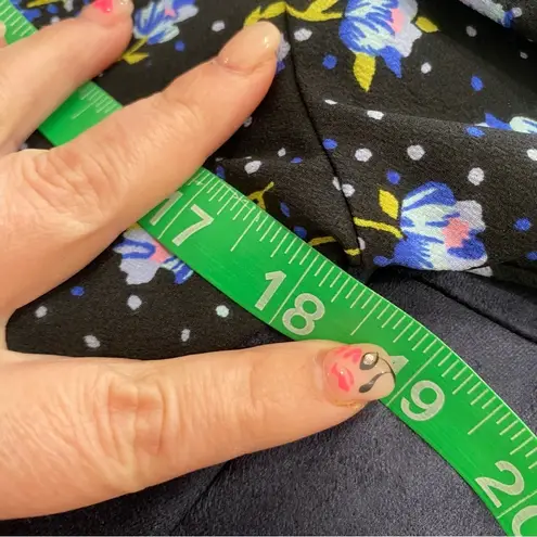 ASOS NWT  | Shirred Waist Romper in Blue Ditsy Floral Print