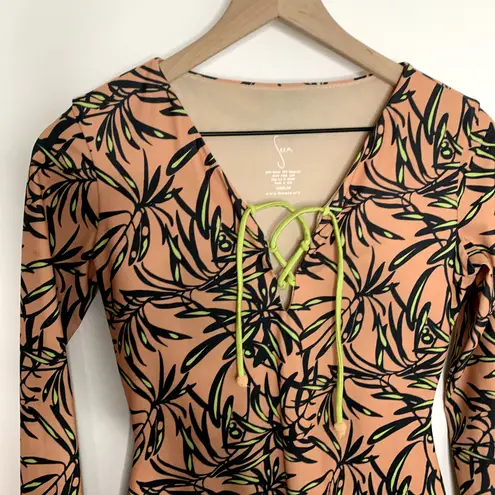 SEEA Solanas Surf Suit SwimSuit One Piece Swim Womens Womens Medium Brown