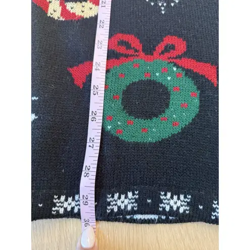 VTG 90 Novelty Willow Ridge Holiday Embroidered Vest Size Medium 2297