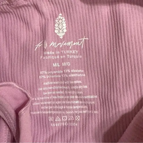 Free People Movement Free Throw Ruffle Longline Bralette Size M