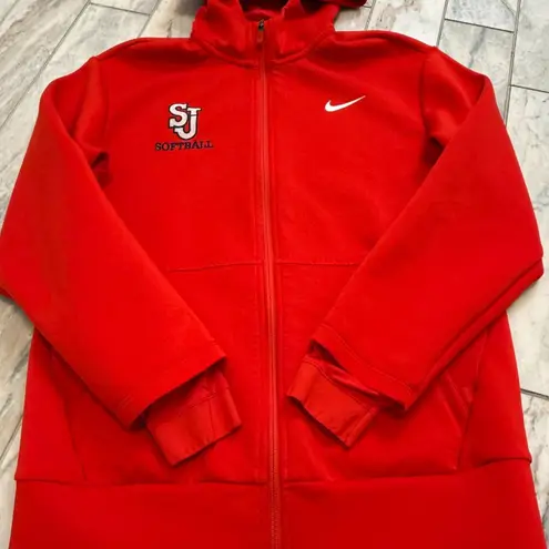 Nike NEW  women's small red St. John's University Softball jacket MSRP $125