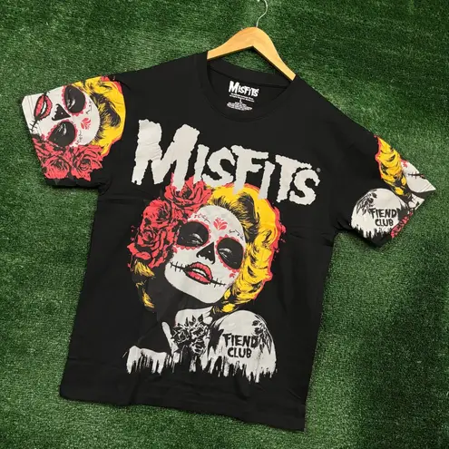 The Misfits Zombie Girl Punk Rock Band T-Shirt Size Large