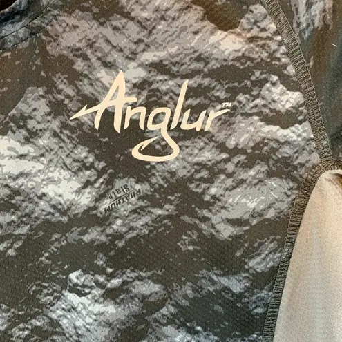 Anglur women’s fishing shirt sz M outdoor fishing hiking boating sports *flaw Gray Size M