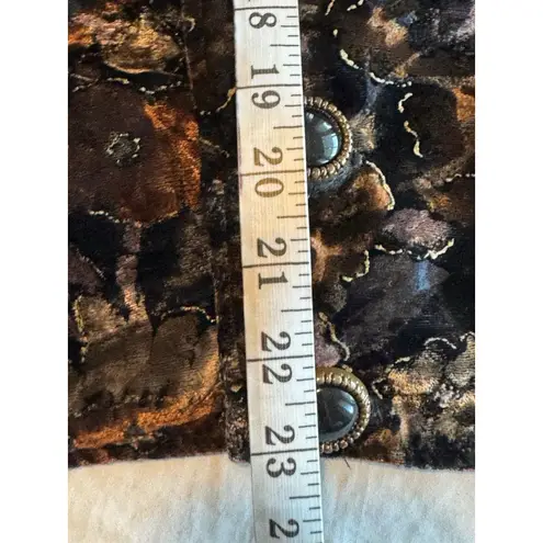 Vintage My Boyfriend’s Back Women’s Blazer Jacket One Size Floral Velvet Retro