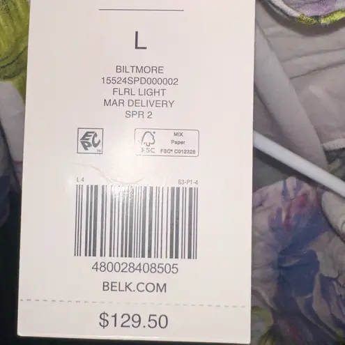 Biltmore • Spring Floral Sz L Light Flowy V