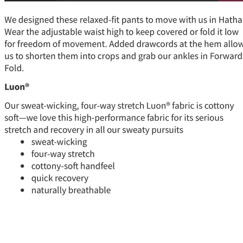 Lululemon  relaxed fit pant drawstring‎  heathered slate luon 6 thumbnail 13