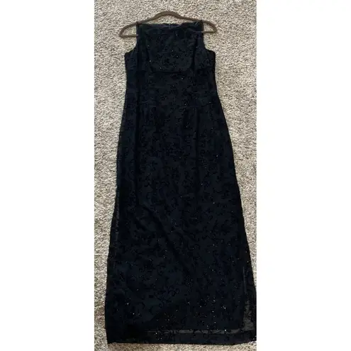 Alyn Paige ~ Vintage 2K Full-Length Black Dress ~ Size 9/10
