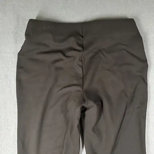 Rafaella Comfort Womens M Black Pull On Ponte Straight Leg Pants