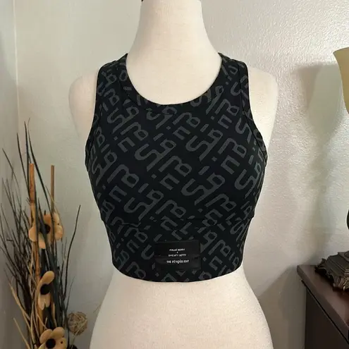 Sweaty Betty Halle Berry X  Jinx Power Crop Workout Tank Top Black Size Medium