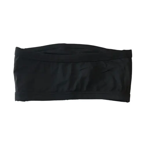 Victorias Secret PINK Bandeau Bra Tube Top Logo Black Gold S